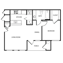 A1 1X1 433 floor plan